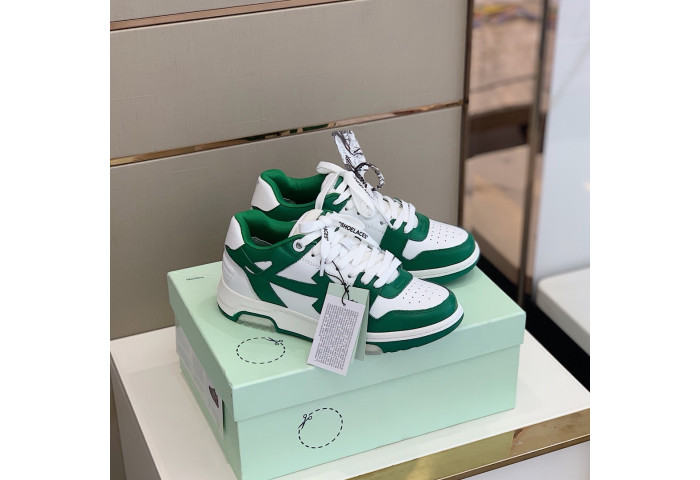 OFF WHITE™ C/O VIRGIL ABLOH OUT OF OFFICE LOW-TOP LEATHER SNEAKERS "OOO"