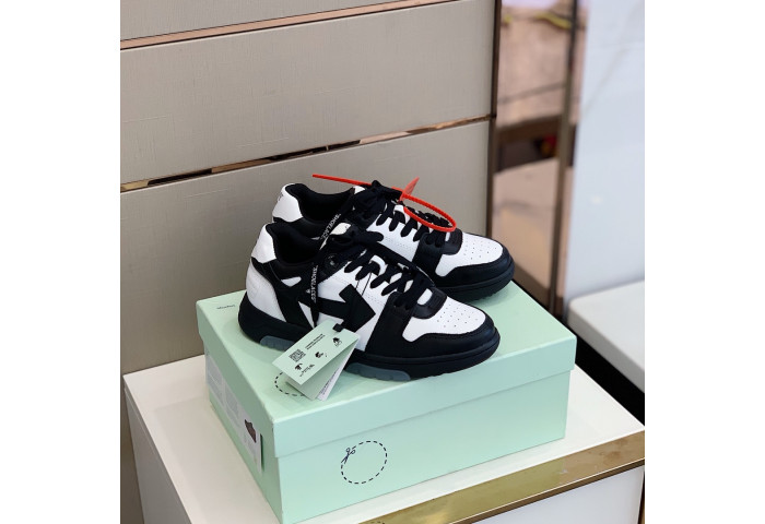 OFF WHITE™ C/O VIRGIL ABLOH OUT OF OFFICE LOW-TOP LEATHER SNEAKERS "OOO"