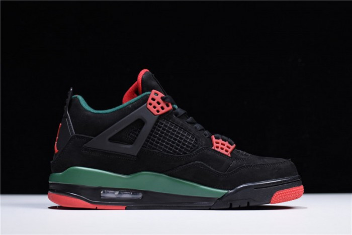 air jordan 4 nrg “G*u*i” black/gorge green-varsity red aq3816-063