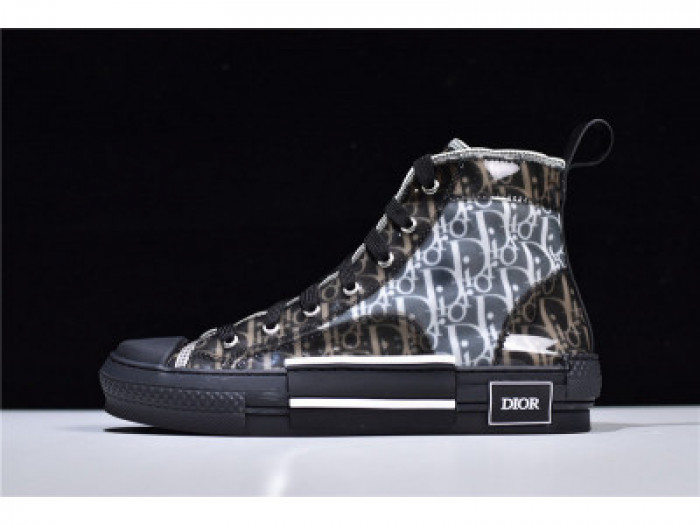 DR B23 BLACK OBLIQUE HIGH TOP SNEAKERS KCK211-DCS906