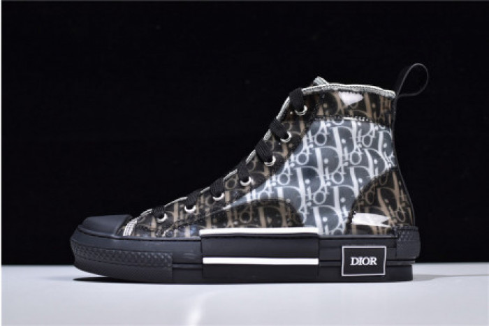 DR B23 BLACK OBLIQUE HIGH TOP SNEAKERS KCK211-DCS906