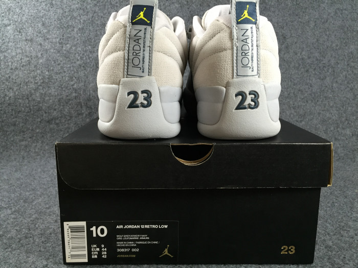 Air Jordan 12 Low “Grey Suede” 308317-002