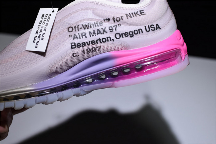 ofw nike air max 97 rose aj4585-600